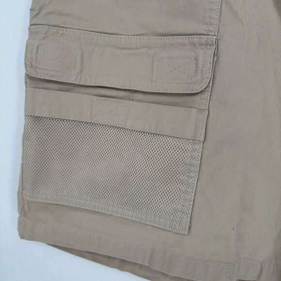 Columbia PFG Womens Cargo Shorts Size 2X Tan Fishing Hiking Outdoors Camping - Picture 12 of 12